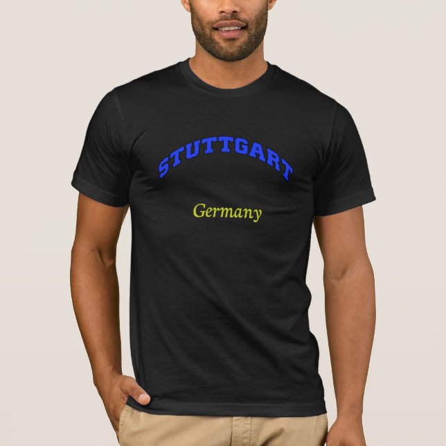 Stuttgart Tyskland T-Shirt (Framsida)