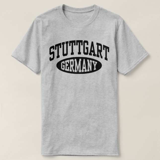 Stuttgart Tyskland Tee Shirt (Design framsida)