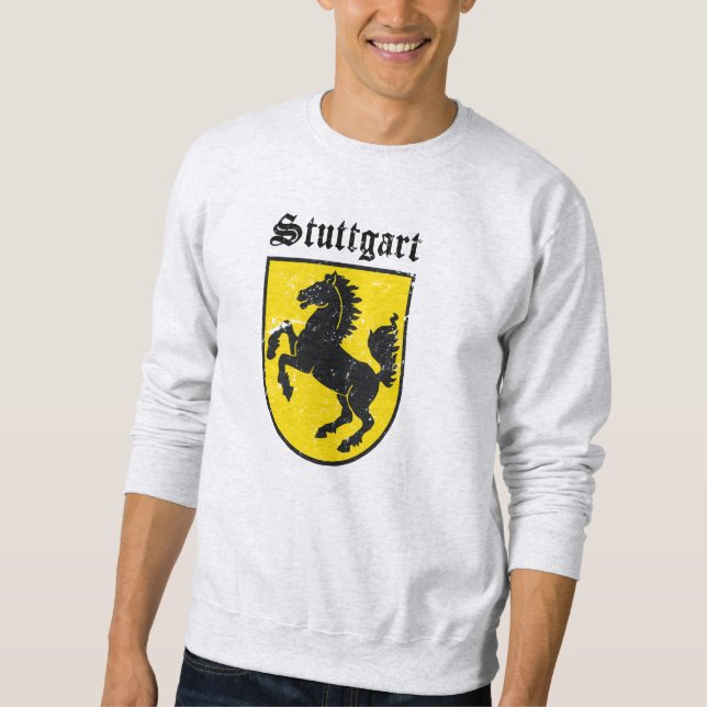 Stuttgart vapen långärmad tröja (Framsida)