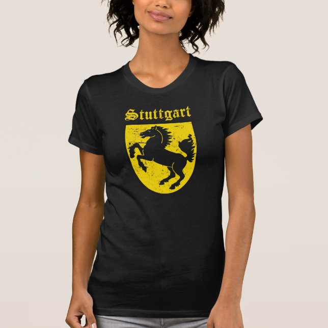 Stuttgart vapen tee shirt (Framsida)