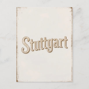 Stuttgart-Vintage Vykort