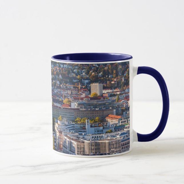 Stuttgarts utbredda stadsvy mugg (Höger)