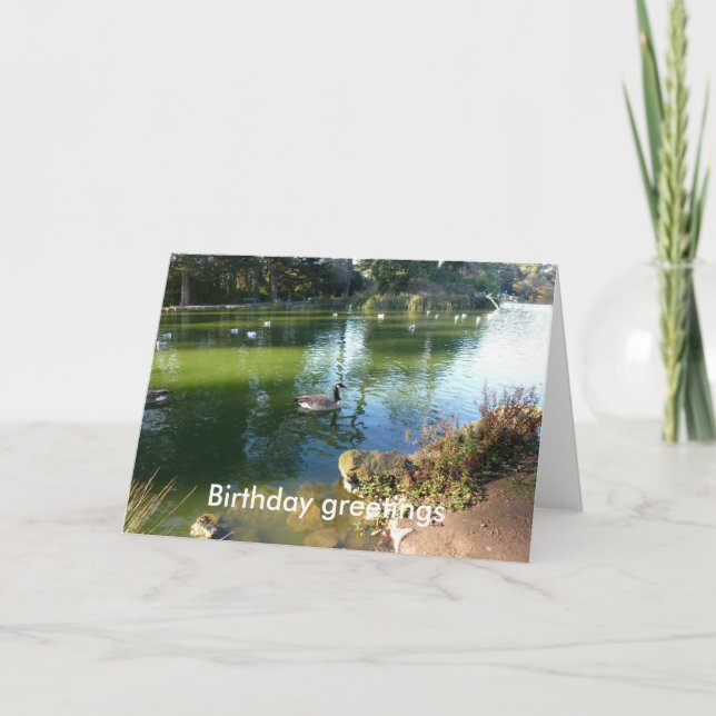 Stuva sjöfödelsedagen kort (Framsida)