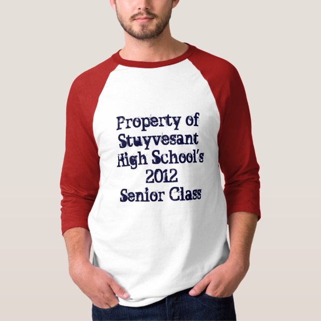 Stuyvesant High School - 2012 Senior Tee Shirt (Framsida)