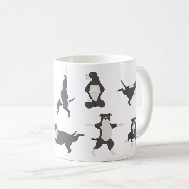 Stviddshire bull skräcker kaffemugg (Framsida höger)