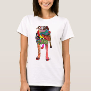 Stviddshire Bull Terrier - Patchwork T Shirt
