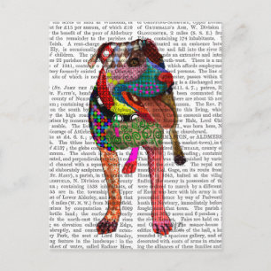 Stviddshire Bull Terrier - Patchwork Vykort