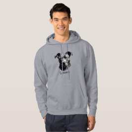 Stviddshire Bullskräcker B&W Silhouette Hoodie