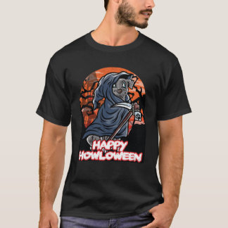 Stviddshire Happy halloween Costume Grim Reaper T Shirt