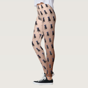 Stviddshire Terrier Oil Paint, Dam Leggings