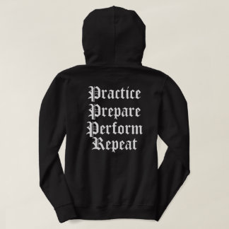 STWYE( Praktik... Förbered. Utför. Upprepa.) Hoodie