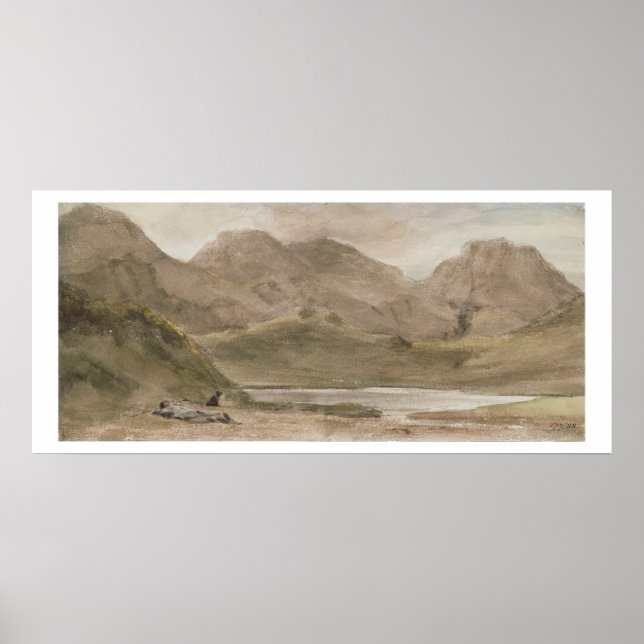 Sty Head Tarn, 12:e 1800 Poster (Framsidan)