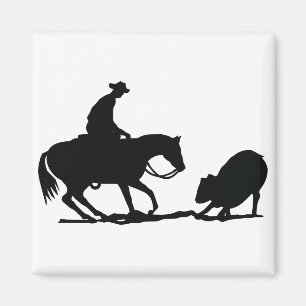 Styckande häst magnet