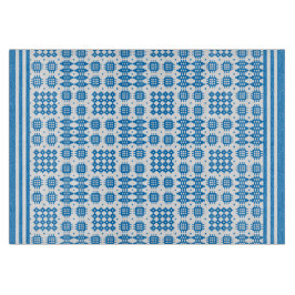 Styckbord: Welsh Tapestry Mönster, Bright Blue