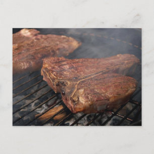 Styckekort för grillat Porterhouse Vykort