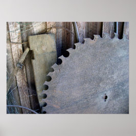 Styckning av Kant Sawblade Poster