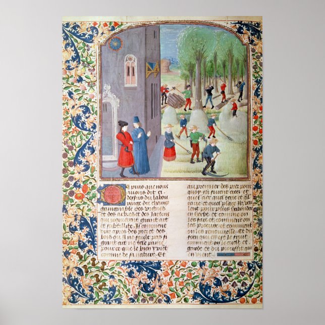 Styckning av Träd och skörd Poster (Framsidan)