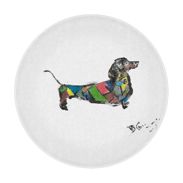 Styckning med Dachshund (Framsidan)