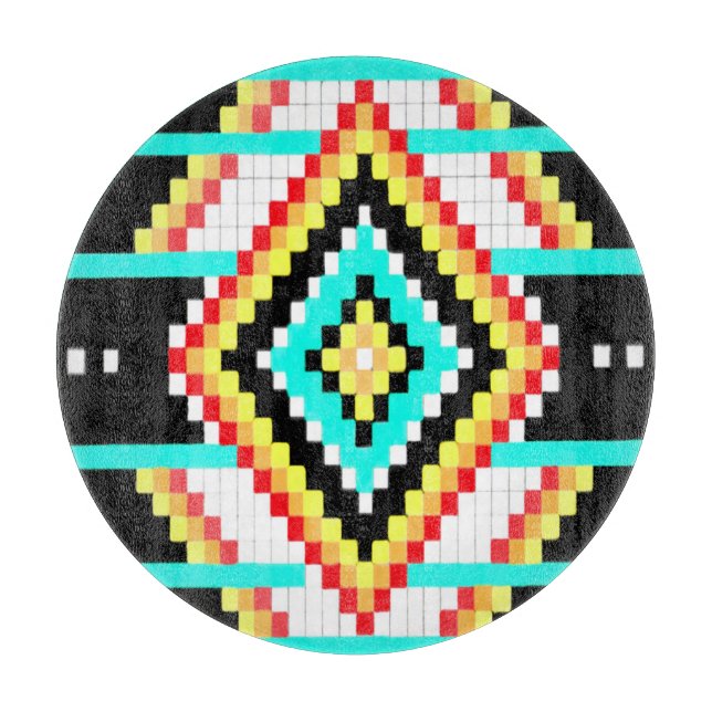 Styckningsbord för provrött glas, ursprungligt, (Framsidan)