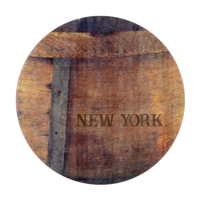 Styckningsbord med New York Stamped Cheese Ring (Framsidan)