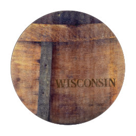 Styckningsbord med Wisconsin Stamped Cheese Ring