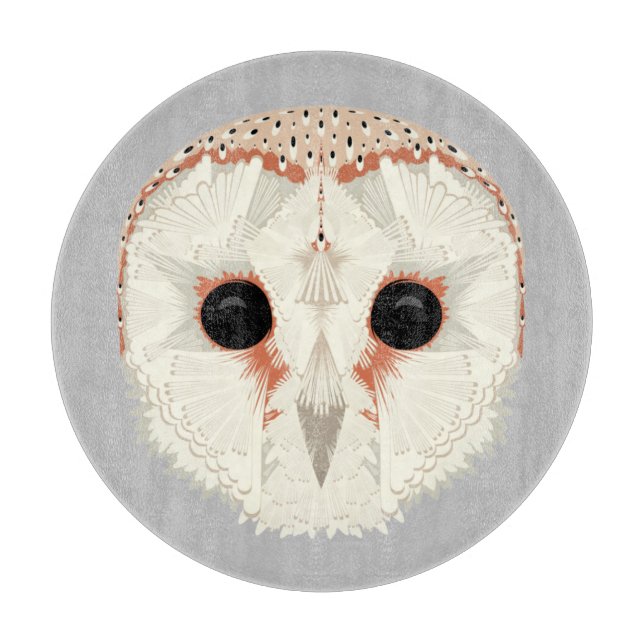 Styckningsduk av glas från Barn Uggla (Framsidan)