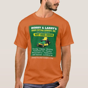 Styckningsmall Dri för landskapsvård för Gräsm T Shirt