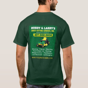Styckningsmall Dri för landskapsvård för Gräsmatta T Shirt