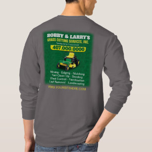 Styckningsmall Dri för landskapsvård för Gräsmatta T Shirt