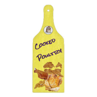 Styckningsskiva av fjäderfäglas, tillagad (med han