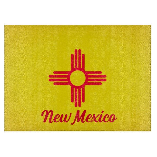 Styckstyrelsen för new mexico Statlig flagga (Framsidan)