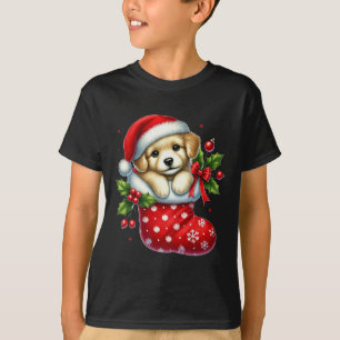 Styckvalpar i julklapp för djur Kärlek T Shirt
