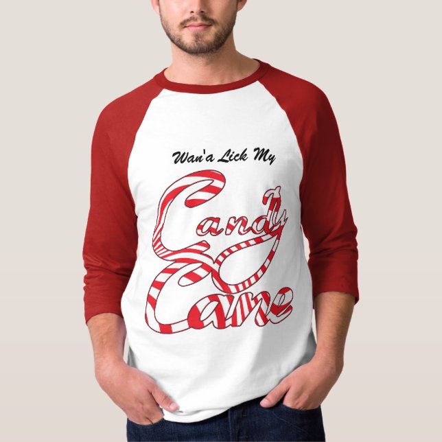 Stygg candy canehelgdagtröja t-shirt (Framsida)