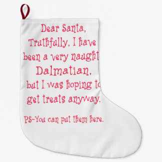 Stygg Dalmatian Stor Julstrumpa