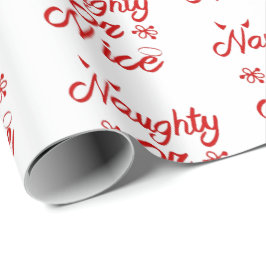 Stygg eller trevlig jul presentpapper