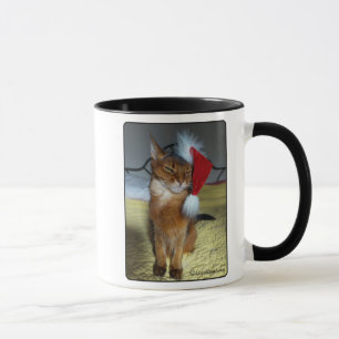 Stygg eller trevlig Santa kattungemugg Mugg