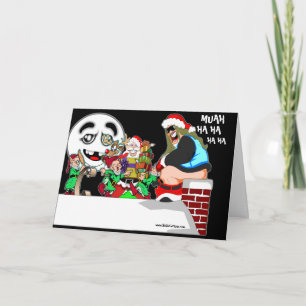 Stygg julkort helgkort