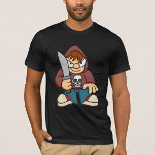 Stygg pojke med knivar t-shirt