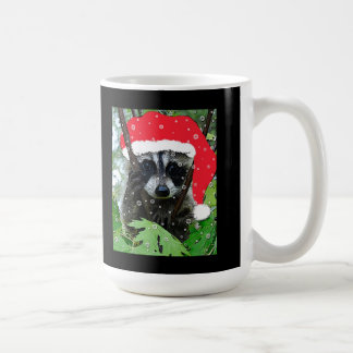 Stygg" Raccoonmugg för jul " Kaffemugg
