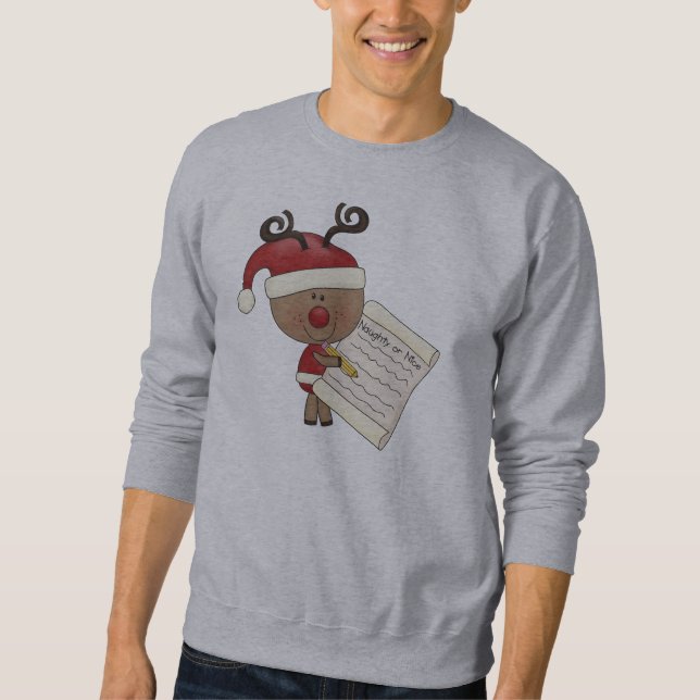 Stygg Rudy ren eller Nic Sweatshirt (Framsida)