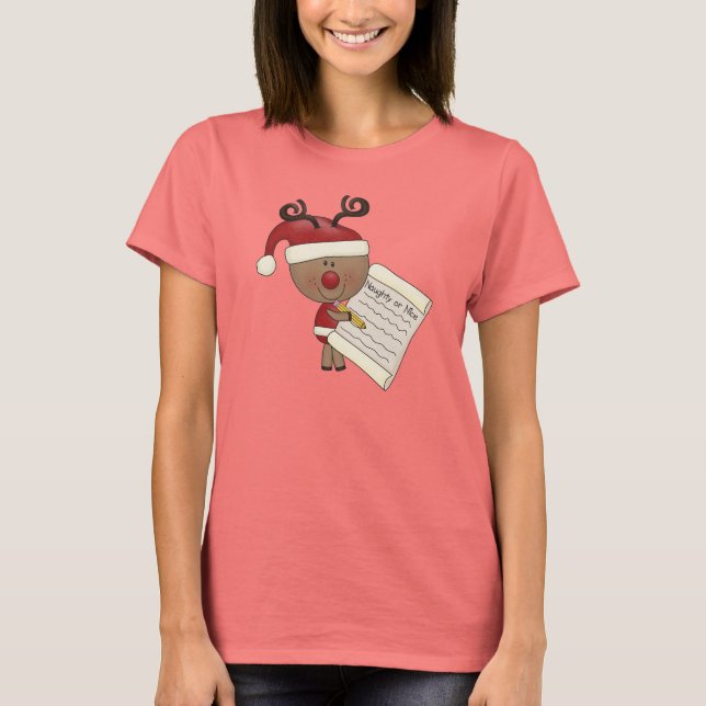 Stygg Rudy ren eller Nic T-shirt (Framsida)