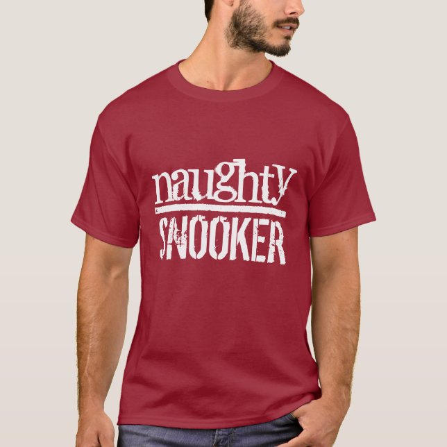 Stygg Snookert-skjorta Tee (Framsida)
