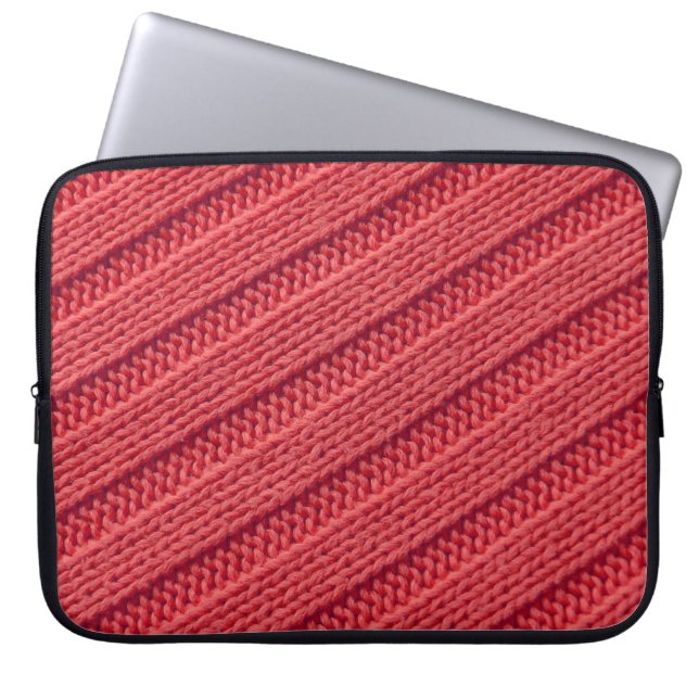 Stygg stripi-kroketen struktur. laptop fodral (Framsidan)