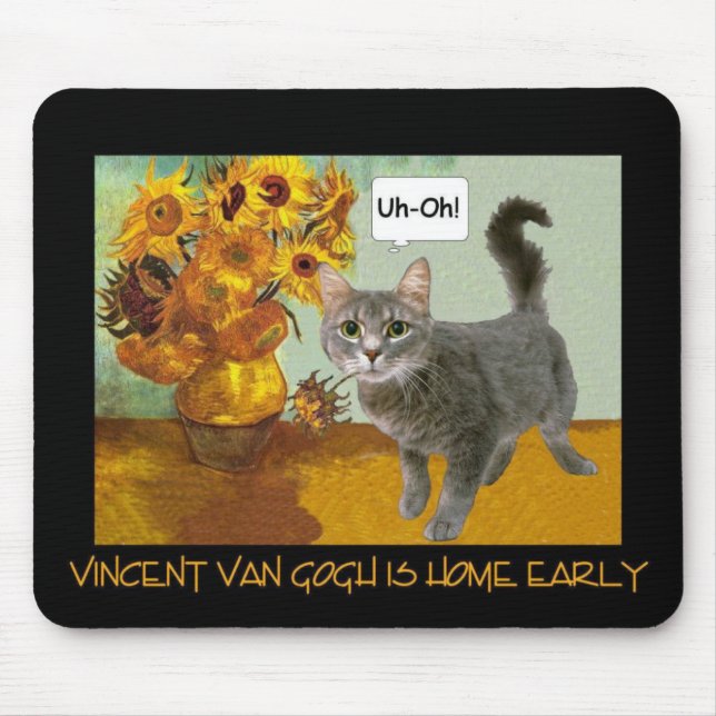 Stygg Van Gogh katt 3 Musmatta (Framsidan)