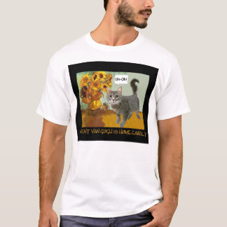 Stygg Van Gogh katt 3 Tee