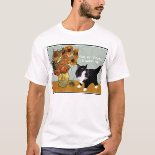 Stygg Van Gogh katt T-shirt