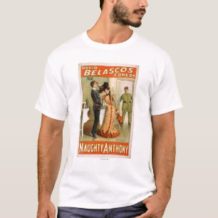 Stygga Anthony "på det igen" Theatreaffisch T-shirt