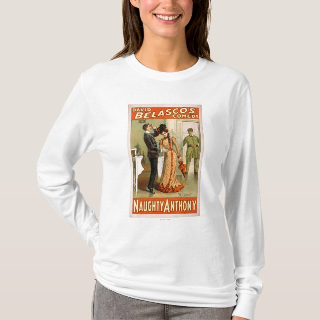 Stygga Anthony "på det igen" Theatreaffisch Tröja (Framsida)