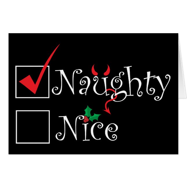 Stygga Nice Hälsningskort (Framsidan Horizontal)