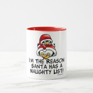 Stygga Santa listar Mugg